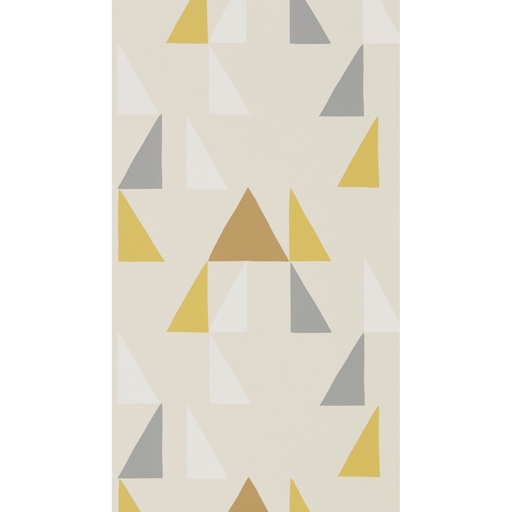 Modul Wallpaper 111306 by Scion in Mustard Pewter Cinnamon